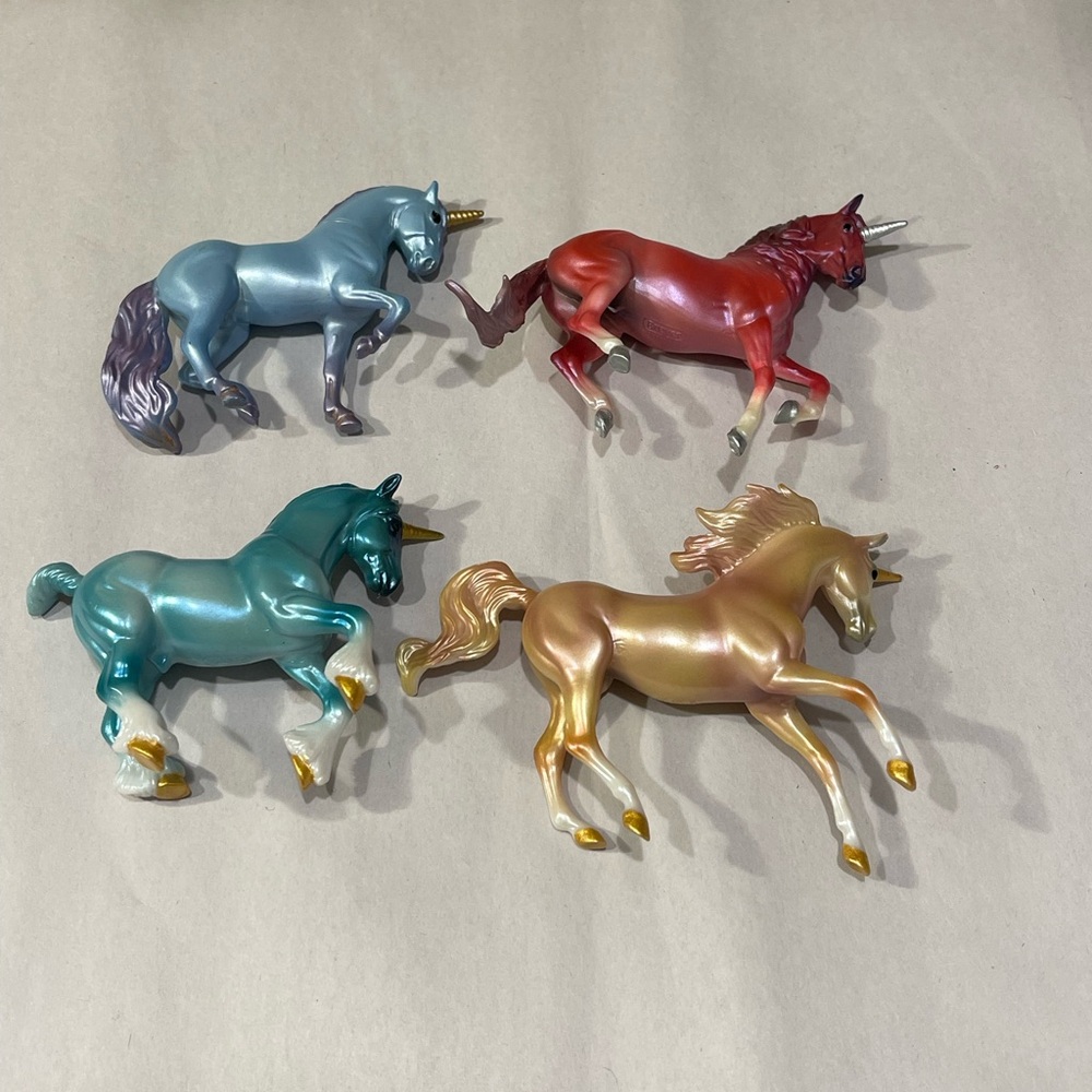 Breyer SM Stablemate Horse lot of 4 Unicorn mini